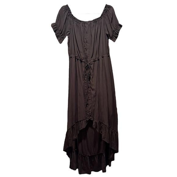 Black High Low Dress - Picture 2 of 9